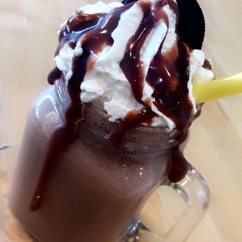 Moo Moo's Coffee Shop - Chocolate FreakShake - Coffee & Tea Near Me - Cardiff, CRF Moo Moo's Coffee Shop - Chocolate FreakShake - Coffee & Tea Near Me - Cardiff, CRF