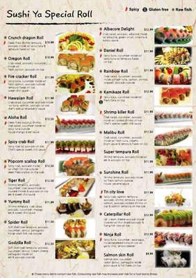 Menu photo 3 Sushi Ya Kennewick, WA