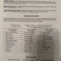 Paint River Landing Pizza - Updated Menu