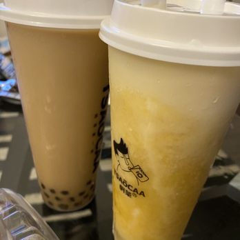 TSAôCAA - Bubble milk tea with cheese mango smoothie - Bubble Tea Near Me - Chicago, Illinois