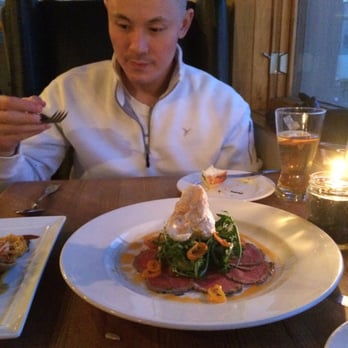 The Bison Restaurant - Bison carpaccio - Canadian (New) Near Me - Banff, Alberta The Bison Restaurant - Bison carpaccio - Canadian (New) Near Me - Banff, Alberta