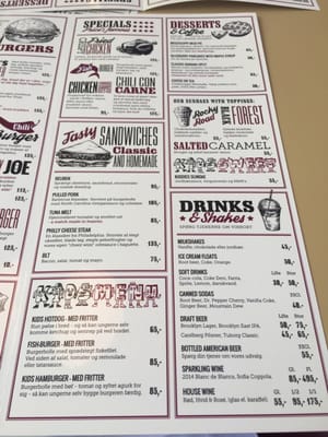 Menu photo 2 Price's Diner Copenhagen, 84