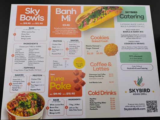 Menu photo 1 Skybird Asian Grill Ottawa, ON Menu photo 1 Skybird Asian Grill Ottawa, ON