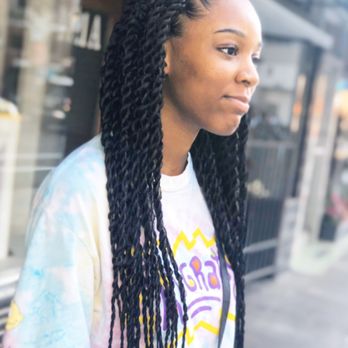 Strictly Sassy Styles - Size: Medium
Style: Senegalese twist
Length: Mid Back
Time: 2.5-3 hr. - Hair Stylists Near Me - Sacramento, California Strictly Sassy Styles - Size: Medium
Style: Senegalese twist
Length: Mid Back
Time: 2.5-3 hr. - Hair Stylists Near Me - Sacramento, California