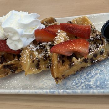 Maple Street Biscuit Company - Chocolate chip waffles - Breakfast & Brunch Near Me - Daphne, Alabama Maple Street Biscuit Company - Chocolate chip waffles - Breakfast & Brunch Near Me - Daphne, Alabama