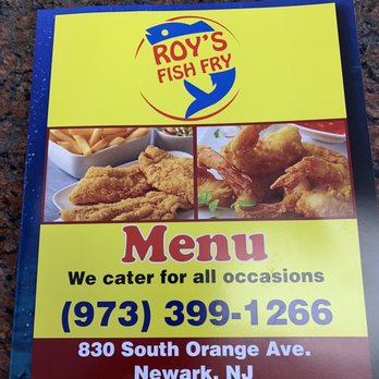 Roy's Fish Fry - Menu - Seafood Near Me - Newark, New Jersey Roy's Fish Fry - Menu - Seafood Near Me - Newark, New Jersey