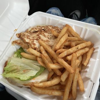 The Corner Grill - Grilled Chicken Sandwich with fries - Breakfast & Brunch Near Me - North Arlington, New Jersey The Corner Grill - Grilled Chicken Sandwich with fries - Breakfast & Brunch Near Me - North Arlington, New Jersey
