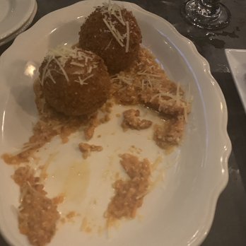 Cunard Tavern - Aranicii.. it looked too good I couldn't wait to take a picture before eating one! - American Near Me - Boston, Massachusetts