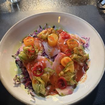 Birdies by Chef Kevin Lee - Hamachi crudo - Steakhouses Near Me - Edmond, Oklahoma Birdies by Chef Kevin Lee - Hamachi crudo - Steakhouses Near Me - Edmond, Oklahoma