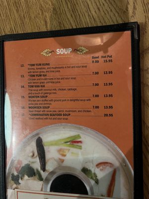 Menu photo 3 Singha Thai Bakersfield, CA
