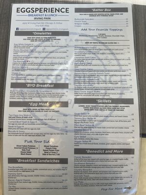 Menu photo 4 Eggsperience Cafe Chicago, IL