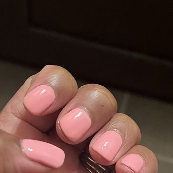 Elegant Nails and Spa - Left hand same thing and she cut my pinky nail all the way down !! Different shapes as well and the gel polish was clumpy - Day Spas Near Me - California, Maryland Elegant Nails and Spa - Left hand same thing and she cut my pinky nail all the way down !! Different shapes as well and the gel polish was clumpy - Day Spas Near Me - California, Maryland