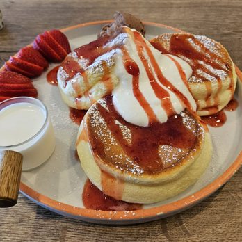 Boba Tea Planets - strawberry souffle pancakes - Waffles Near Me - Santa Ana, California Boba Tea Planets - strawberry souffle pancakes - Waffles Near Me - Santa Ana, California