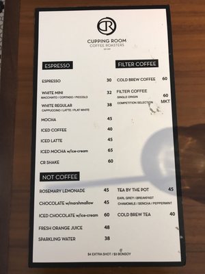 Menu photo 3 The Cupping Room Hong Kong, HK Menu photo 3 The Cupping Room Hong Kong, HK