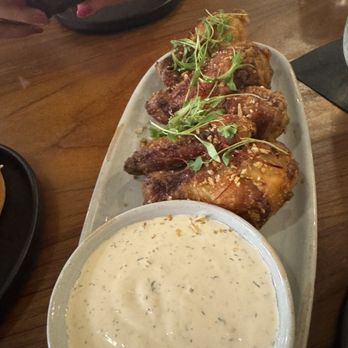 Piko Kitchen + Bar - Crispy Adobo chicken wings - Cocktail Bars Near Me - Honolulu, Hawaii Piko Kitchen + Bar - Crispy Adobo chicken wings - Cocktail Bars Near Me - Honolulu, Hawaii