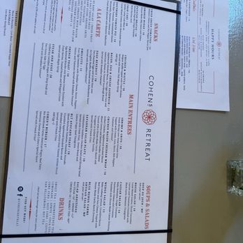 Cohen's Retreat - Menu - New American Near Me - Savannah, Georgia