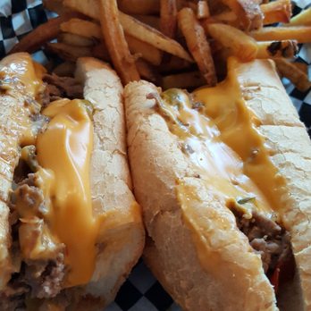 mojo's east coast eats - Philly cheesesteak with wiz and hot peppers and hand cut crispy fries. Very tasty. - Cheesesteaks Near Me - Downers Grove, Illinois mojo's east coast eats - Philly cheesesteak with wiz and hot peppers and hand cut crispy fries. Very tasty. - Cheesesteaks Near Me - Downers Grove, Illinois