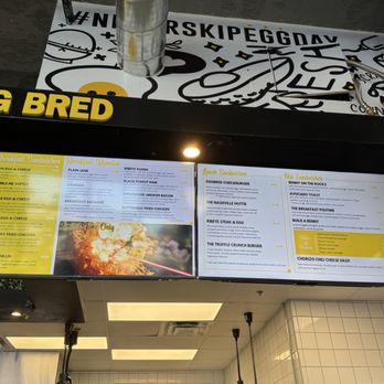 Eggbred - Sandwiches menu - Breakfast & Brunch Near Me - Long Beach, California