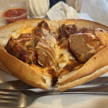 Raimo's Pizza - better shot of that meatball Parmesan hero great hero - Pizza Near Me - Hicksville, New York Raimo's Pizza - better shot of that meatball Parmesan hero great hero - Pizza Near Me - Hicksville, New York
