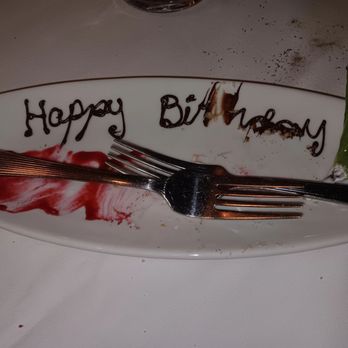 Ruth's Chris Steak House - Plate for birthday, it was our anniversary!!! - Steakhouses Near Me - Cincinnati, Ohio Ruth's Chris Steak House - Plate for birthday, it was our anniversary!!! - Steakhouses Near Me - Cincinnati, Ohio
