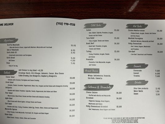 Menu photo 5 Focaccia 14th Ave Vero Beach, FL