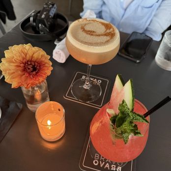 Bravo Bravo - cappuccino martini and watermelon drink - Italian Near Me - Mystic, Connecticut Bravo Bravo - cappuccino martini and watermelon drink - Italian Near Me - Mystic, Connecticut