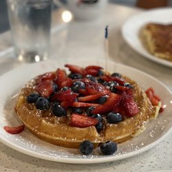 Scrambler Cafe Dallas - Gluten free waffle