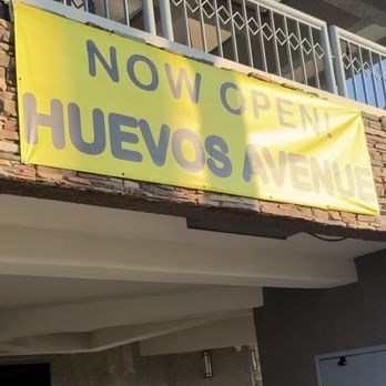 Huevos Avenue - Temporary Signage in front - Mexican Near Me - Henderson, Nevada Huevos Avenue - Temporary Signage in front - Mexican Near Me - Henderson, Nevada