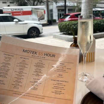 Motek - Happy hour menu - Mediterranean Near Me - Miami, Florida