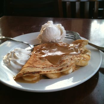 Crepevine Restaurants - Jamaican - $6.25 - Bananas in a caramel rum sauce - New American Near Me - Berkeley, California Crepevine Restaurants - Jamaican - $6.25 - Bananas in a caramel rum sauce - New American Near Me - Berkeley, California