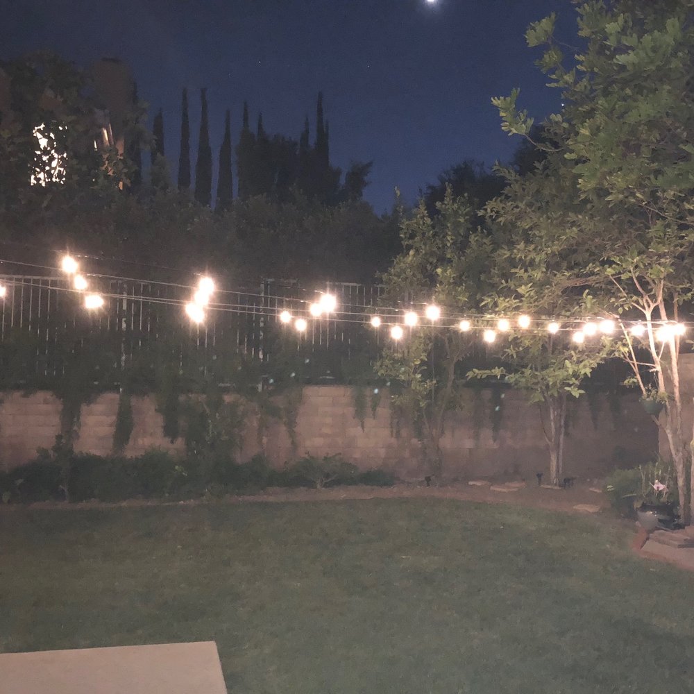 All Quality Electrical - YouDontKillMoney string lights in backyard by Shai and his crew! - Electricians Near Me - Canoga Park, California All Quality Electrical - YouDontKillMoney string lights in backyard by Shai and his crew! - Electricians Near Me - Canoga Park, California