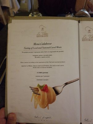 Menu photo 6 La Villetta Tropea, VV