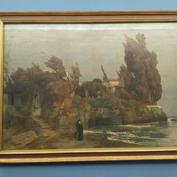 Sammlung Schack - "Villa am Meer II", Arnold Böcklin, 1865 - Museums Near Me - Munich, BY