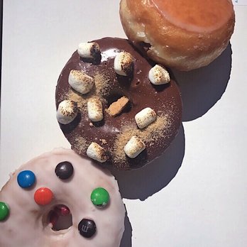 OMG Donuts & Bakery - Chocolate filling on top. - Donuts Near Me - Concord, North Carolina OMG Donuts & Bakery - Chocolate filling on top. - Donuts Near Me - Concord, North Carolina