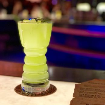Oga's Cantina at the Disneyland Resort - Dagobah slug slinger. A good choice if you don't want something overly sweet. - Lounges Near Me - Anaheim, California Oga's Cantina at the Disneyland Resort - Dagobah slug slinger. A good choice if you don't want something overly sweet. - Lounges Near Me - Anaheim, California