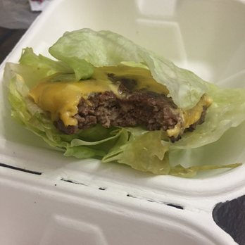 BurgerFi - Single cheeseburger "green style" - Burgers Near Me - Weston, Florida BurgerFi - Single cheeseburger "green style" - Burgers Near Me - Weston, Florida