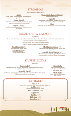 Menu photo 6 Villa Fazzolari Buena, NJ