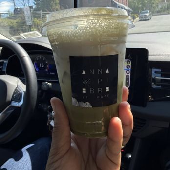 Anna Et Pierre - Matcha with Macadamia Milk lightly sweetened - Cafes Near Me - Poughkeepsie, New York Anna Et Pierre - Matcha with Macadamia Milk lightly sweetened - Cafes Near Me - Poughkeepsie, New York