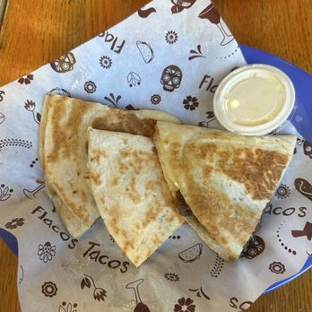 Flaco's Tacos - Quesadilla Con Carne (Marinated Steak) - Mexican Near Me - Chicago, Illinois Flaco's Tacos - Quesadilla Con Carne (Marinated Steak) - Mexican Near Me - Chicago, Illinois