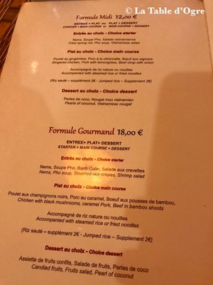 Menu photo 1 Mouffetard Saigon's Paris, 75