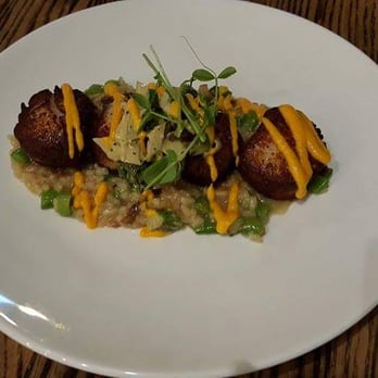 Tolon - Diver Scallops - New American Near Me - Fort Wayne, Indiana Tolon - Diver Scallops - New American Near Me - Fort Wayne, Indiana