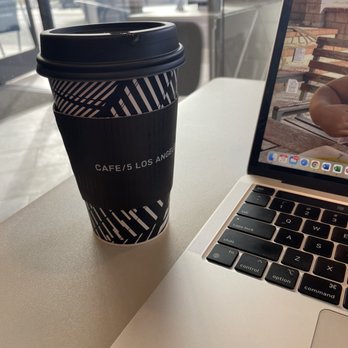 CAFE/5 - Lavender latte! - Coffee & Tea Near Me - Los Angeles, California