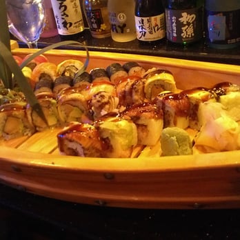 Katana Sushi - From L to R: rainbow roll, salmon roll, ninja roll, and crazy spider. Nommers! - Sushi Bars Near Me - Elkridge, Maryland Katana Sushi - From L to R: rainbow roll, salmon roll, ninja roll, and crazy spider. Nommers! - Sushi Bars Near Me - Elkridge, Maryland