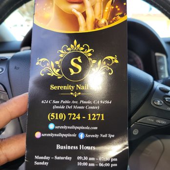 Serenity Nail Spa - Nail Salons Near Me - Pinole, California