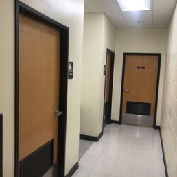 Nice clean bathrooms in far right of store