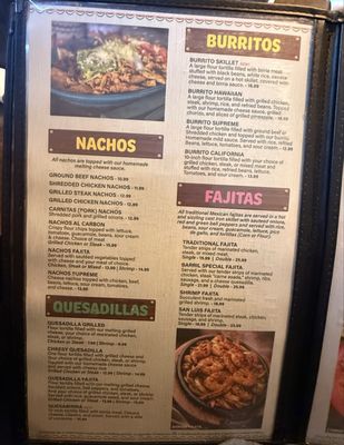 Menu photo 4 Los Barriles Murfreesboro, TN