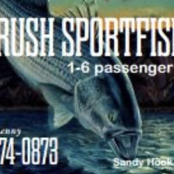 No Rush Sportfishing - No Rush Sportfishing
1-6 passenger CHARTER
$ to save with top performance All bait & tackle provided
Spring Striped Bass
May- Fluke