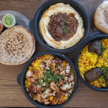 Oren's Hummus - Lamb hummus, chicken rice bowl, beef/lamb ball rice bowl - Mediterranean Near Me - Cupertino, California