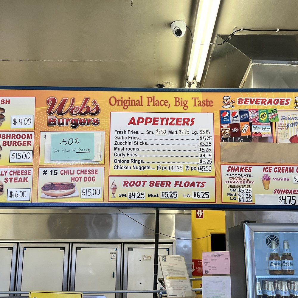 Web's Burgers - Menu - Burgers Near Me - Modesto, California Web's Burgers - Menu - Burgers Near Me - Modesto, California