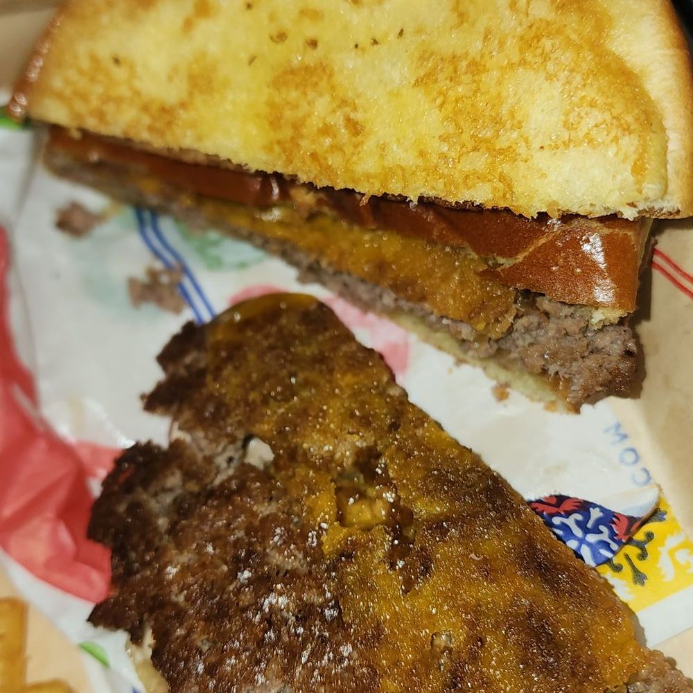Chili's - Nicely toasted top bun but what happened to the cheese?? - Tex-Mex Near Me - Hemet, California Chili's - Nicely toasted top bun but what happened to the cheese?? - Tex-Mex Near Me - Hemet, California